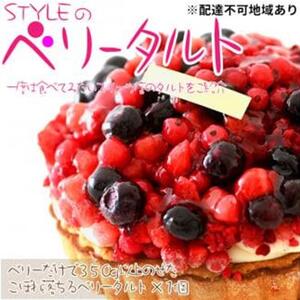 フレッシュタルト 専門店 「STYLE」 ベリー タルト 1個（5号 15cm 860g） 贅沢なサクサク 濃厚 クリーム 極上 デザート