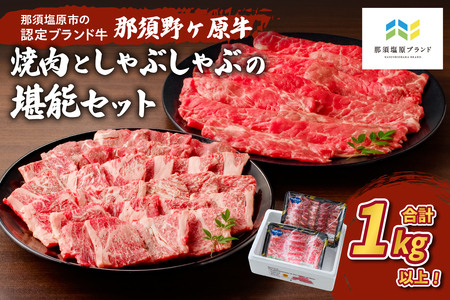 那須野ヶ原牛　焼肉としゃぶしゃぶで堪能セット ns004-003