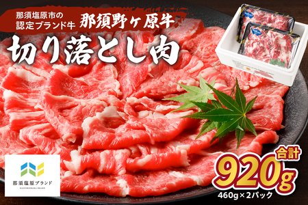 那須野ヶ原牛 切り落とし 460g×2パック ns004-020
