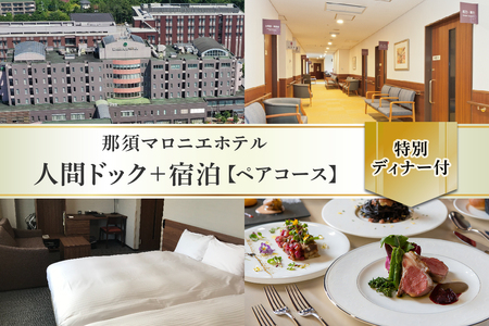 日帰り人間ドック+那須マロニエホテル宿泊+特別ディナー付ペアコース 【 ヘルスケア 体験 栃木県 那須塩原市 】 ns027-004