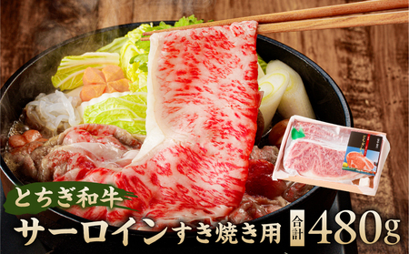 とちぎ和牛サーロインすき焼き用 ns032-005 肉 牛肉 国産
