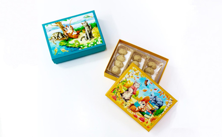 [西光亭]くるみのクッキー2箱（各1個／お渡し用のお手提げ袋2袋付） 【090034】