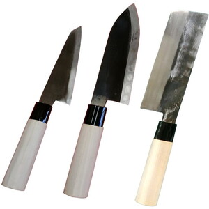 二代目「義正」の三丁（菜切り包丁・出刃包丁・三角刃の３点セット） キッチン用品 調理器具 キッチンアイテム 食卓 