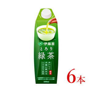 伊藤園　とろり緑茶「1000ｍｌ×6本」