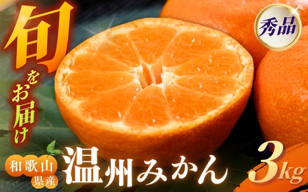 【先行予約】秀品 季節のみかん(極早生・早生・中生・晩稲) 3kg 【S~2Lサイズおまかせ】【2026年10月中旬～2027年2月下旬までに順次発送】＜味好農園＞/みかん 蜜柑 柑橘 フルーツ 果物 極早生 早生 中生 晩稲 【agy004-p-3】