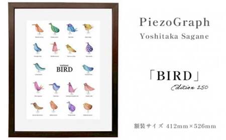 相根良孝 ピエゾグラフ 絵画「BIRD」 額装サイズ412mmx526mm 額縁付き アート インテリア 現代版画 出産祝い 進学祝い 成人祝い 就職祝い 退職記念 結婚祝い 結婚記念のお祝い お誕生日 長寿のお祝い 新築祝い 開業のお祝い 絵画 版画 綾部 京都