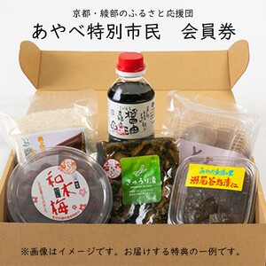 「あやべ特別市民」会員券 京都・綾部のふるさと応援団