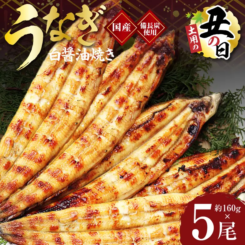 【土用の丑の日までにお届け】国産うなぎ 白醤油焼き 合計800g