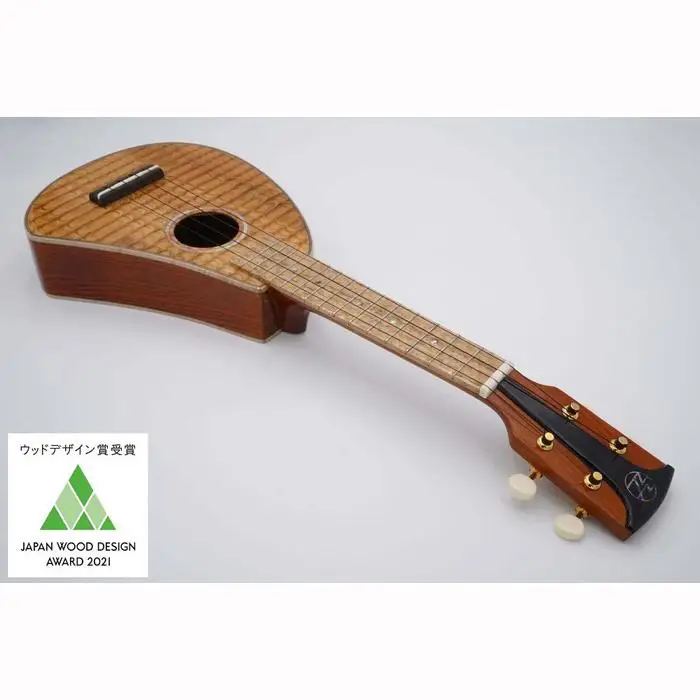 【ウクレレ】S.Tsuji クリプトメリアシリーズ　ソプラノウクレレ　《南砺の逸品》