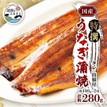 特撰浜名湖うなぎ蒲焼140g×2尾_魚介・海産物 うなぎ  ウナギ 鰻_【配送不可地域：離島】【1497488】