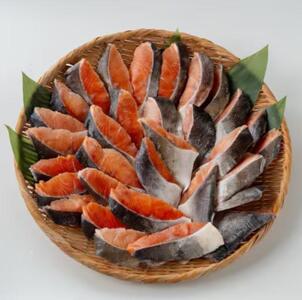 鮭の切身 (魚醤漬) 約2.4kg (約400gx6パック) 【興洋フリーズ株式会社】 [ATBX056]