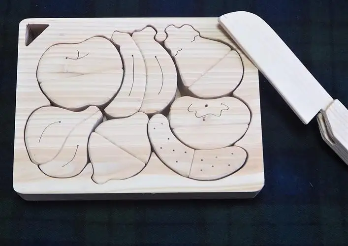 河内材ヒノキを使った　ままごとパズル｜こだわりの逸品 地域特産品 ギフト 自分用 人気 おすすめ