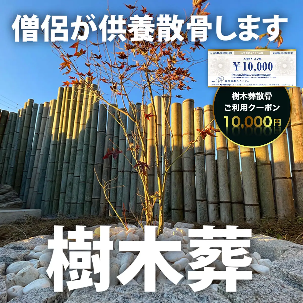 樹木葬散骨ご利用クーポン10,000円 SK03403