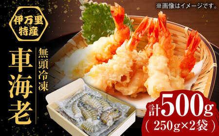 【加熱用】伊万里特産 無頭冷凍クルマエビ（250g×2袋）/ エビ 海老 海産 / 佐賀県  [41AEAJ008]
