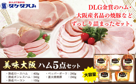 美味大阪 ハム5点セット タケダハム (株)