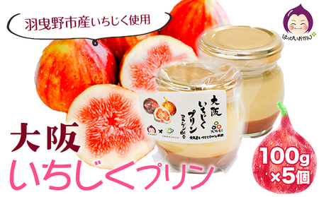 大阪いちじくプリン 100g×5個入り