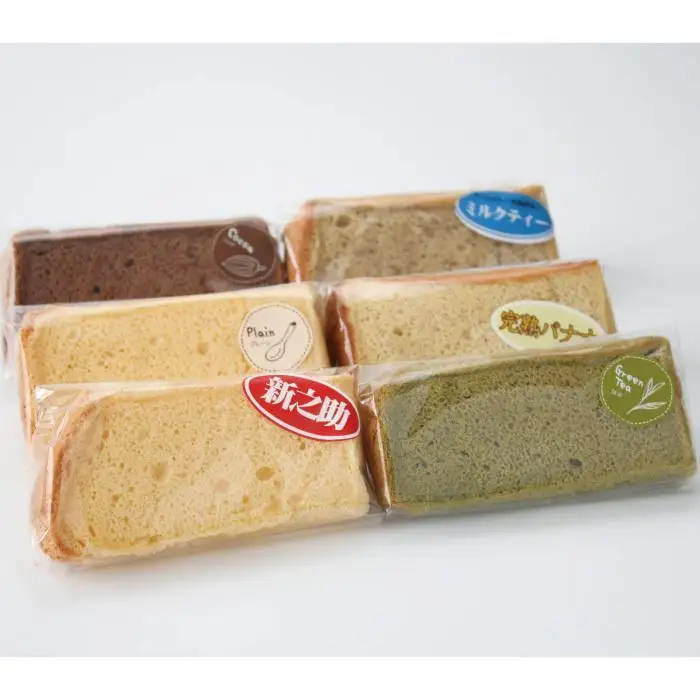 米粉 シフォンケーキ 6種類×2セット(12個入り)ミックスセット グルテンフリー 小麦粉不使用 小麦アレルギー対応 米粉スイーツ 米粉のお菓子 新潟県産米粉