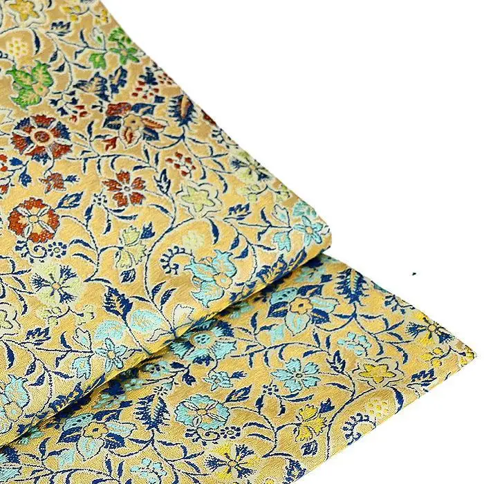 【龍村美術織物】仕立て名古屋帯　早雲寺文台裂（金）