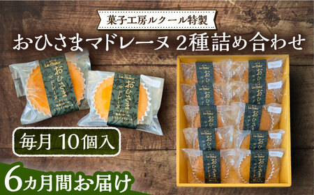【全6回定期便】おひさまマドレーヌ 10個 詰め合わせ (おひさまマドレーヌ5個 三毛門かぼちゃマドレーヌ5個)[VBI025] お菓子 菓子 詰め合わせ 洋菓子
