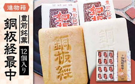 【進物箱】銅板経最中 12個入り[VBU001]ギフト 贈り物 和菓子 饅頭