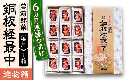 【全6回定期便】【進物箱】銅板経最中 12個入り[VBU012]ギフト 贈り物 和菓子 饅頭