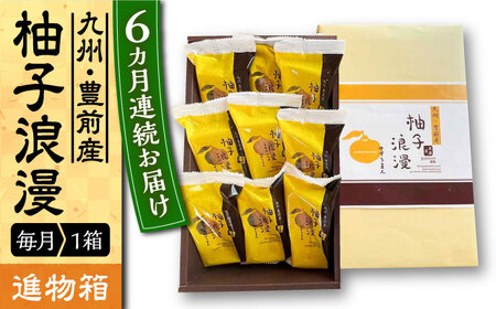 【全6回定期便】【進物箱】 柚子浪漫 9個入り[VBU015]ギフト 贈り物 和菓子