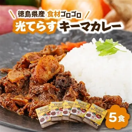 徳島県産食材ゴロゴロキーマカレー　5食入り_惣菜・加工品 カレー  _【1477624】