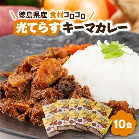 徳島県産食材ゴロゴロキーマカレー　10食入り_惣菜・加工品 カレー  _【1477627】