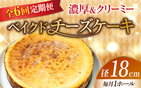 【全6回】ベイクドチーズケーキ6号 チーズケーキ[XBD031]