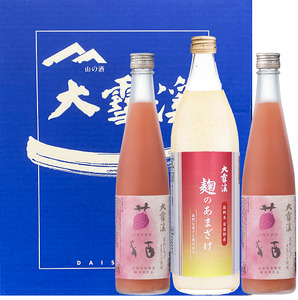 大雪渓酒造　苺酒と甘酒のトロあまセット【数量限定】
