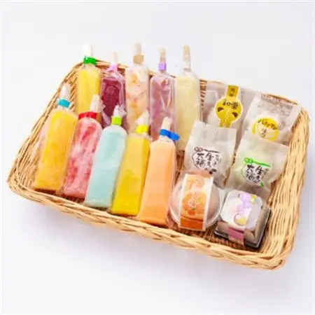 シャリッ!!と葛バー＆いっぺん食べてみや～!!生クリーム大福・フルーツ大福セット_菓子・スイーツ 洋菓子    菓子・スイーツ アイス・ジェラート  _【配送不可地域：離島】【1483355】