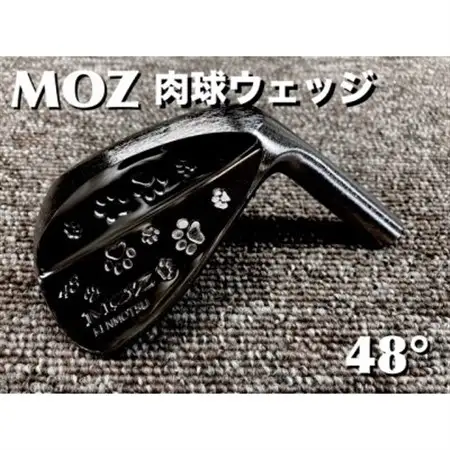 MOZ 肉球ウェッジ  48° コバルトブラック・ミラー仕上げ (DG S200)_雑貨・日用品 ゴルフ用品 スポーツ・アウトドア用品 _【1500865】