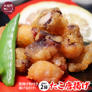 【お手軽】たこ 唐揚げ (200g×2真空パック) 小分け