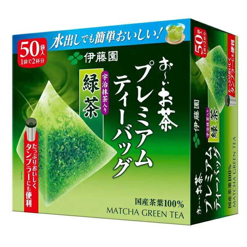 お～いお茶 プレミアムティーバッグ抹茶入り緑茶50袋×5 伊藤園