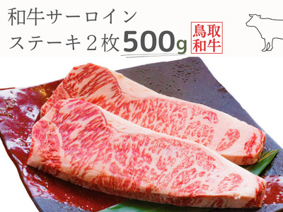鳥取和牛サーロインステーキ2枚 計500g 鳥取県産 ご当地ファーム大山望 MK10 1001