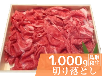 鳥取和牛切り落とし 計1kg 500g×2 鳥取県産 ご当地ファーム大山望 MK9 1006