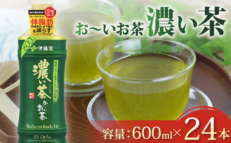 機能性表示食品 おーいお茶 濃い茶 PET600ml×24本 伊藤園 濃い茶