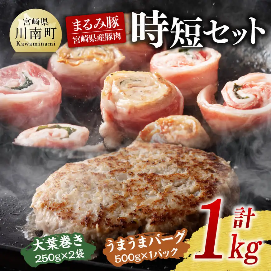 「まるみ豚」宮崎県産豚肉時短セット 簡単調理 使い勝手抜群 豚肉