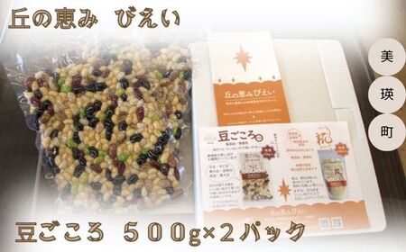 丘の恵みびえい　豆ごころ５００ｇ×２パックセット[013-51]