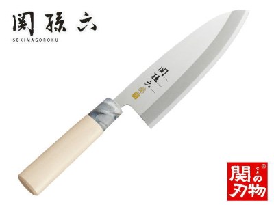 H18-35 ＜ステンレス和包丁 （片刃）＞ ◇貝印 関孫六 銀寿ST 和包丁 出刃 180mm ～出刃包丁 叩き切り用 身おろし用 使い分け 魚・鶏・カニのさばき でば 魚調理 天然木 錆びにくい お手入れしやすい 調理器具 キッチンツール ギフト 贈り物にも～
