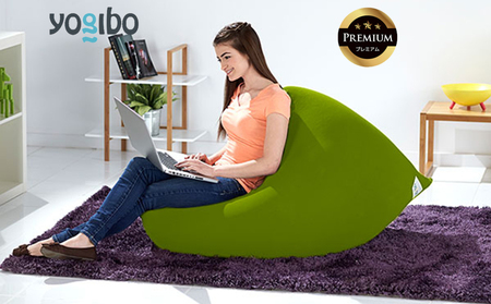 Yogibo Mini Premium（ヨギボー ミニ プレミアム）＜ライムグリーン＞
