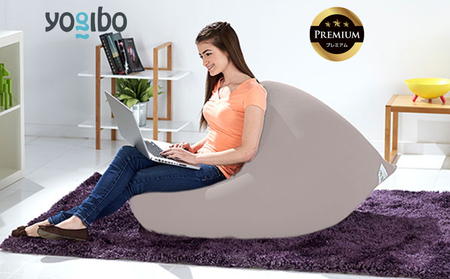 Yogibo Mini Premium（ヨギボー ミニ プレミアム）＜ライトグレー＞