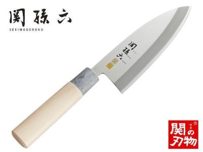 H15-57 ＜ステンレス和包丁 （片刃）＞ ◇貝印 関孫六 銀寿ST 和包丁 出刃 150mm ～出刃包丁 小ぶり 小さいサイズ でば 魚調理 天然木 錆びにくい お手入れしやすい 調理器具 キッチンツール ギフト 贈り物にも～