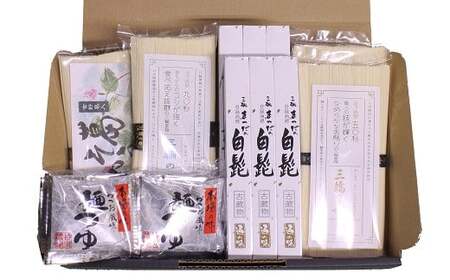 AD-42.【手延べ三輪そうめん】バラエティーセット　バラエティー30
