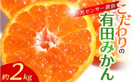 【2026年11月発送予約分】有田みかん 約2kg【ご家庭用】みかん【nuk159-11A】