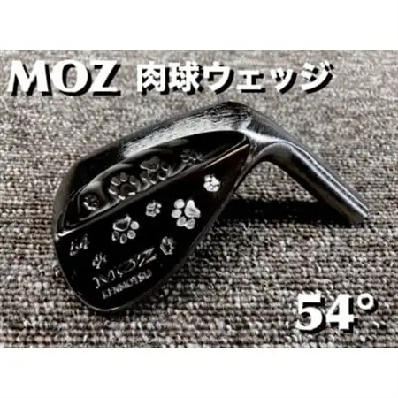 MOZ 肉球ウェッジ  54° コバルトブラック・ミラー仕上げ (モーダス W 115)_雑貨・日用品 ゴルフ用品 スポーツ・アウトドア用品 _【1503817】