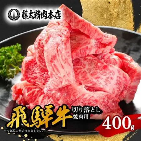 【飛騨牛】切り落し焼肉用 400g 岐阜県産 黒毛和牛【配送不可地域：離島】【1107365】