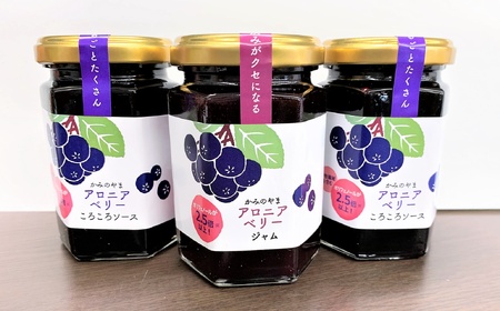 天然フルーツ アロニアベリージャム・ころころソースセット　0008-2201