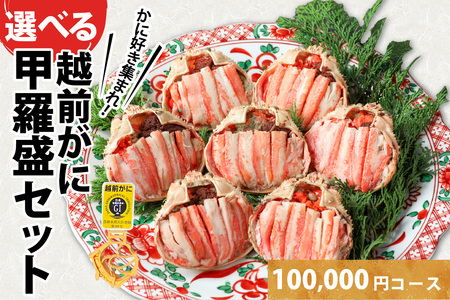 Ｃ　越前産せいこがに甲羅盛（85g前後 × 7個）合計7個 [J-096013_03] / せいこがに