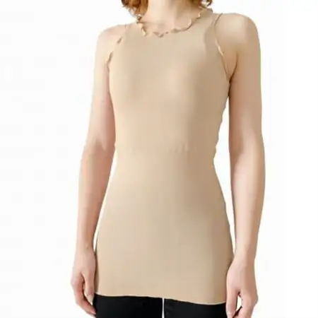 シルク100%タンクトップインナー【オートミール1枚】_装飾品・工芸品 女性・レディース 洋服 _【1490386】